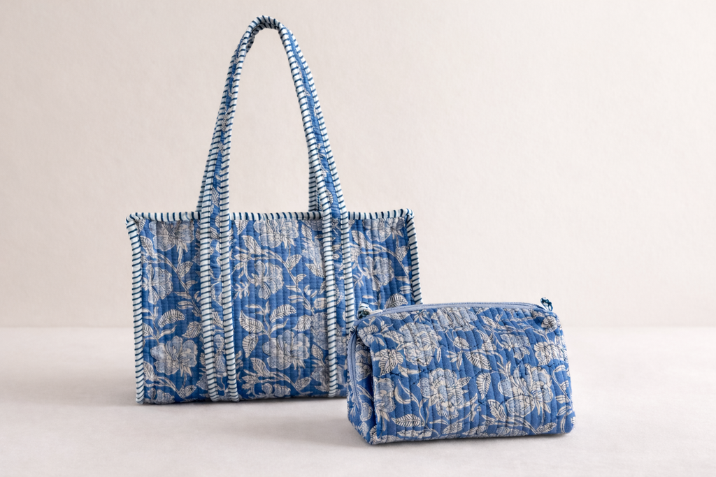 Tote Bag Chica con Neceser Bleu Muse