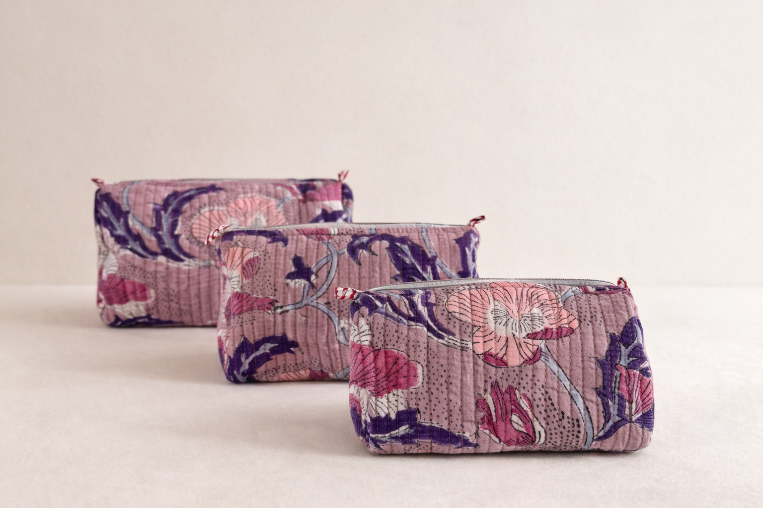 Set 3 Neceseres Floral Aura