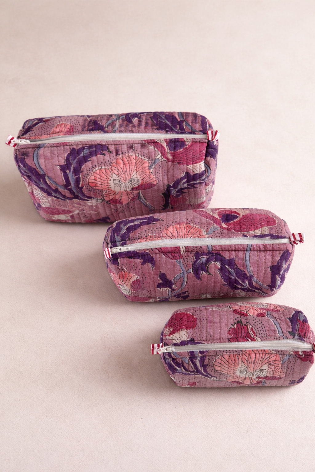 Set 3 Neceseres Floral Aura