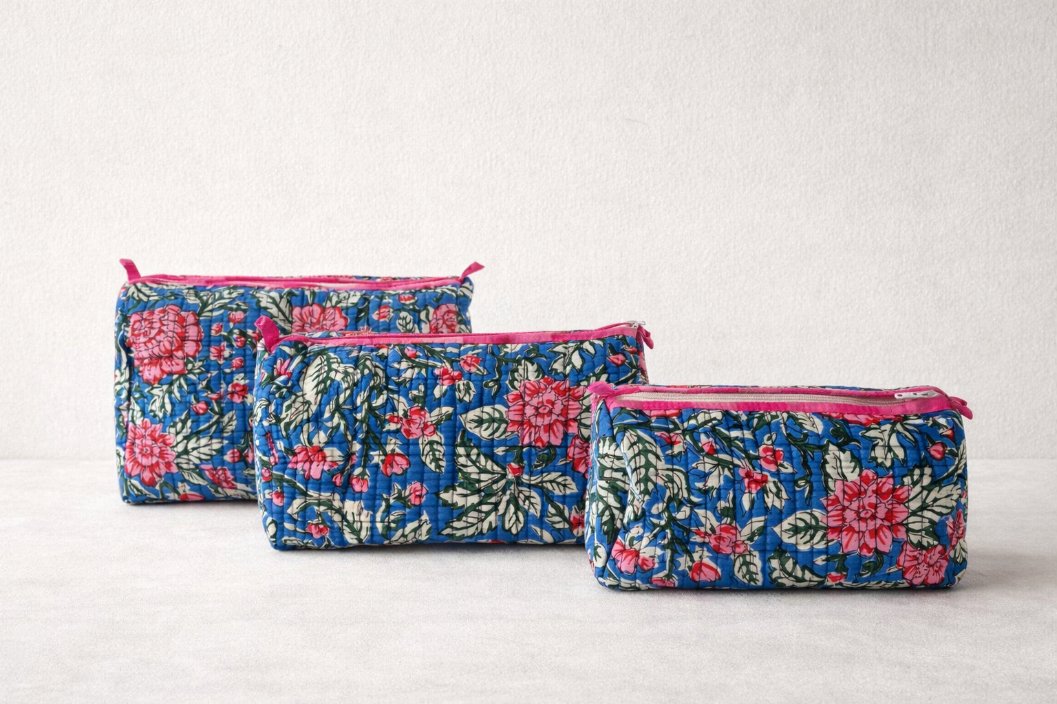 Set 3 Neceseres Blue Rose Garden