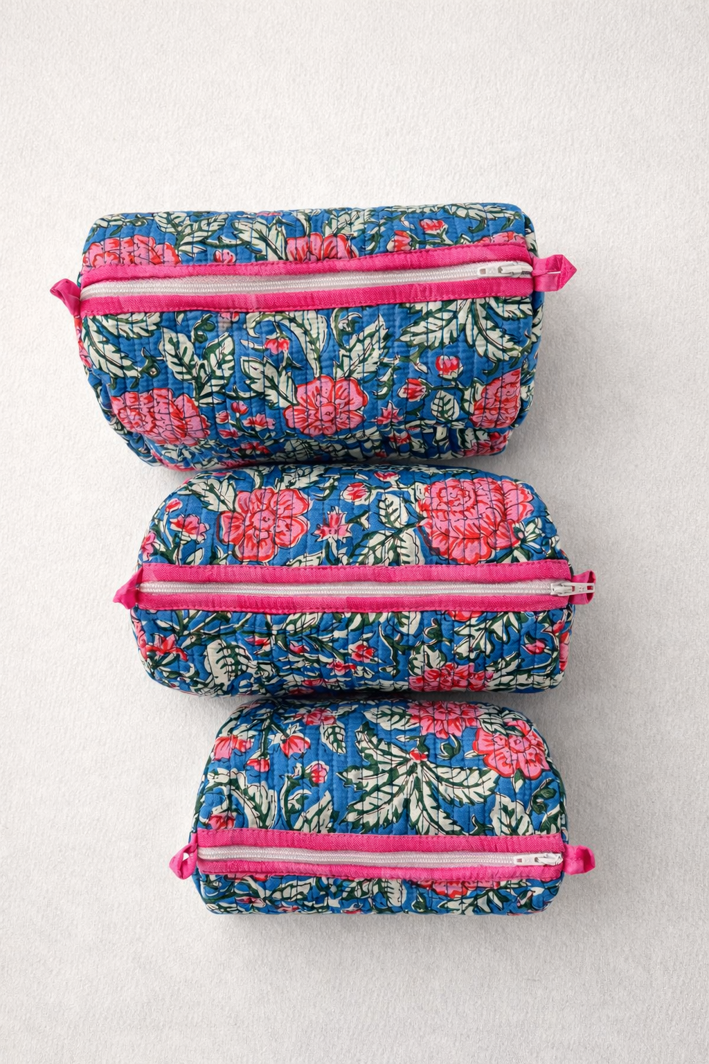 Set 3 Neceseres Blue Rose Garden