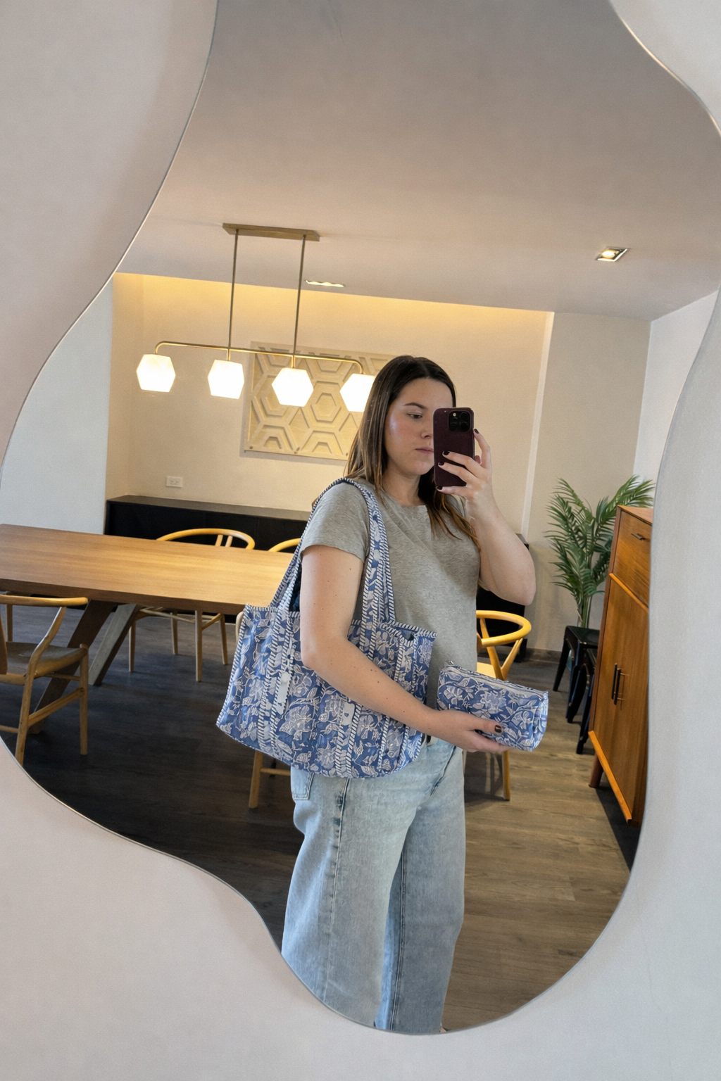 Tote Bag Chica con Neceser Bleu Muse