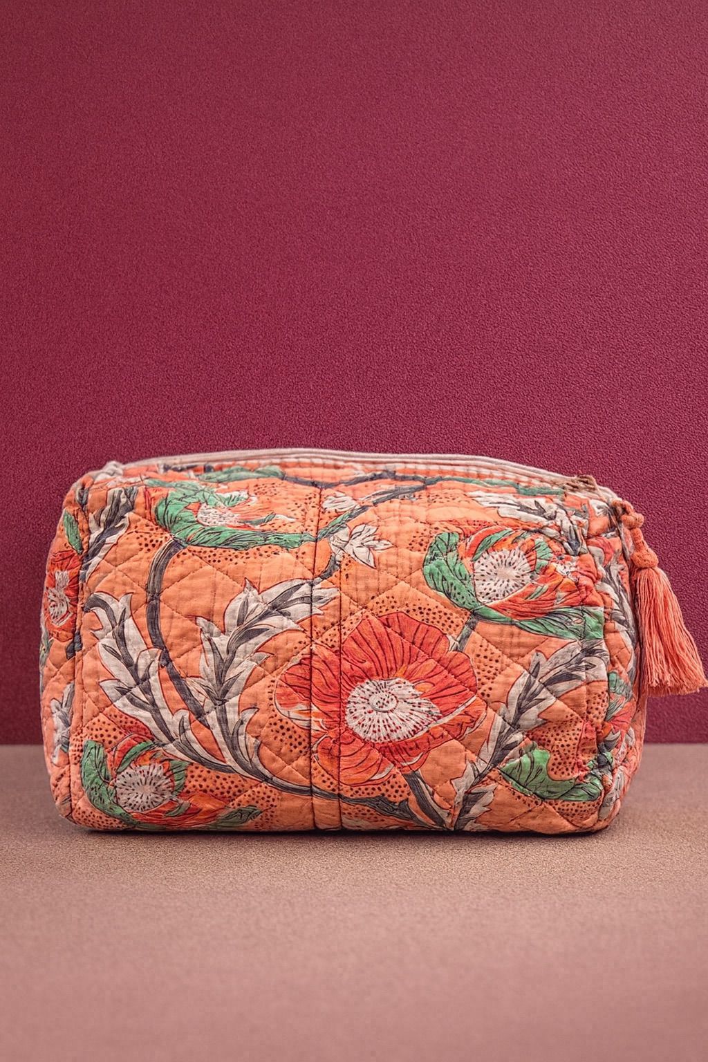 Neceser Floral Peach