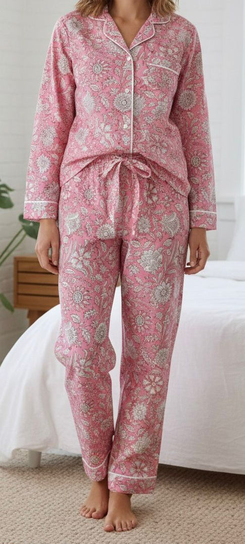 Pijama Pink Bloom