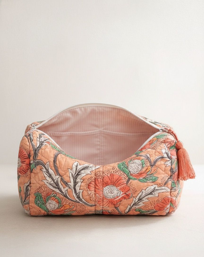 Neceser Floral Peach